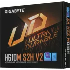 Материнская плата Gigabyte H610M S2H V2 Soc-1700 Intel H610 2xDDR5 mATX AC`97 8ch(7.1) GbLAN+VGA+HDMI+DP