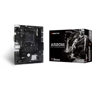  Biostar A520MHP SocAM4 AMD A520 2xDDR4 mATX AC97 8ch71 GbLAN RAIDVGAHDMI