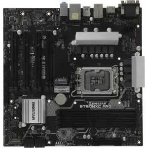  Biostar B760MXC Pro Soc1700 Intel B760 4xDDR5 mATX AC97 8ch71 25Gg RAIDVGADVIHDMI