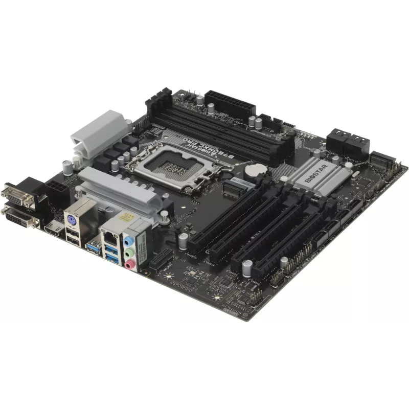 Материнская плата Biostar B760MXC Pro Soc-1700 Intel B760 4xDDR5 mATX AC`97 8ch(7.1) 2.5Gg RAID+VGA+DVI+HDMI