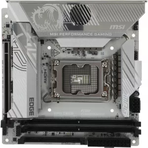  MSI MPG Z890I EDGE TI WIFI Soc1851 Intel Z890 2xDDR5 miniITX AC97 8ch71 5Gigabit RAIDHDMI