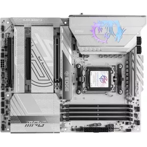  MSI MPG X870E EDGE TI WIFI Socket AM5 AMD X870E 4xDDR5 ATX AC97 8ch71 5Gigabit RAIDHDMI