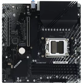 Материнская плата Biostar B850MT-E Pro Socket AM5 AMD B850 4xDDR5 mATX AC`97 8ch(7.1) 2.5Gg RAID+HDMI+DP