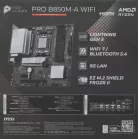 Материнская плата MSI PRO B850M-A WIFI Socket AM5 AMD B850 4xDDR5 mATX AC`97 8ch(7.1) 5Gigabit RAID+HDMI+DP