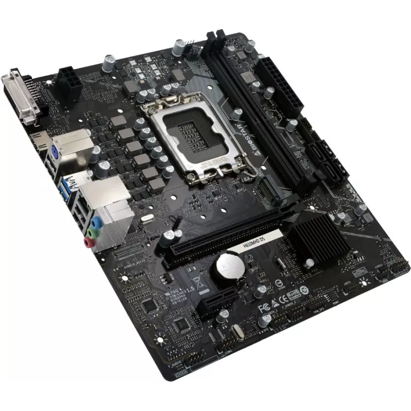 Материнская плата Biostar H610MHD D5 Soc-1700 Intel H610 2xDDR5 mATX AC`97 8ch(7.1) GbLAN+DVI+HDMI