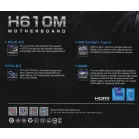 Материнская плата Biostar H610MHD D5 Soc-1700 Intel H610 2xDDR5 mATX AC`97 8ch(7.1) GbLAN+DVI+HDMI