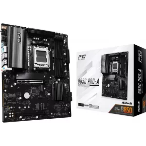  Asrock B850 PROA Socket AM5 AMD B850 4xDDR5 ATX AC97 8ch71 25Gg RAIDHDMI