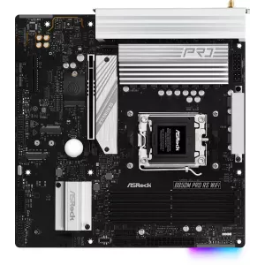  Asrock B850M PRO RS WIFI Socket AM5 AMD B850 4xDDR5 mATX AC97 8ch71 25Gg RAIDHDMIDP