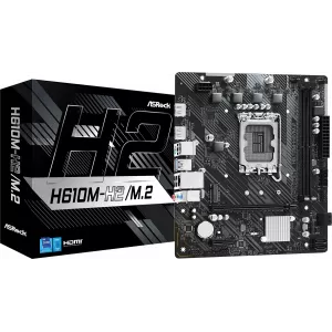  Asrock H610MH2M2 Soc1700 Intel H610 2xDDR4 mATX AC97 8ch71 GbLANHDMI