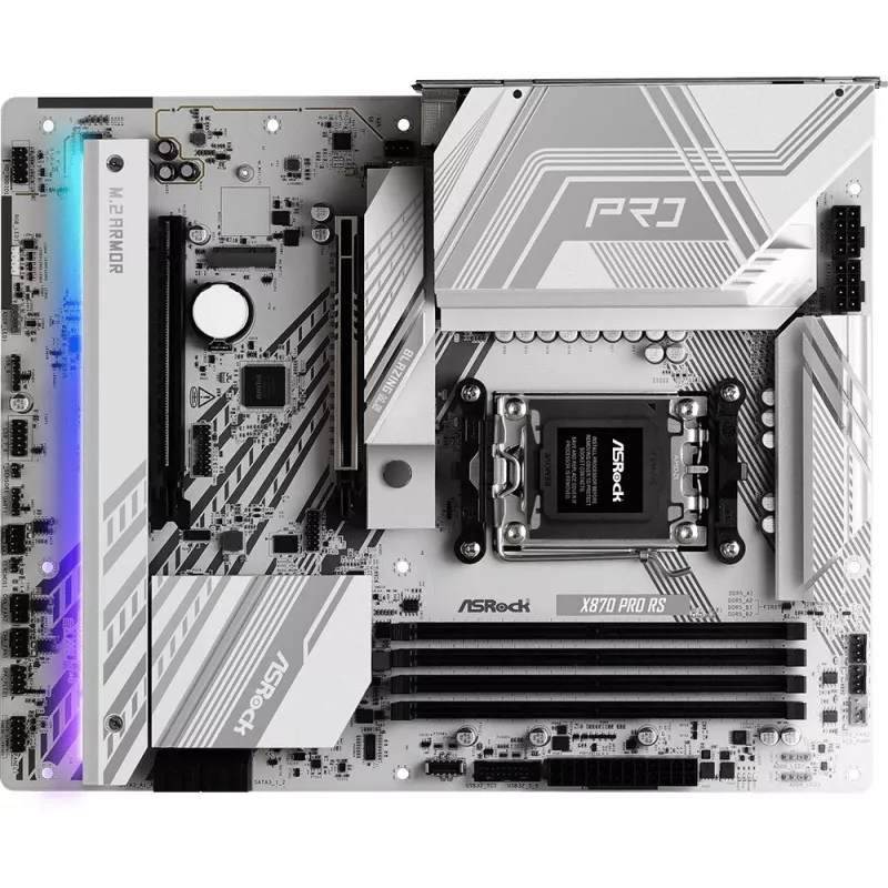 Материнская плата Asrock X870 PRO RS Socket AM5 AMD X870 4xDDR5 ATX AC`97 8ch(7.1) 2.5Gg RAID+HDMI