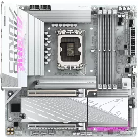 Материнская плата Gigabyte B860M AORUS ELITE WIFI6E ICE Soc-1851 Intel B860 4xDDR5 mATX AC`97 8ch(7.1) 2.5Gg RAID+HDMI+DP