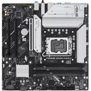  Asus PRIME B760MA WIFI II Soc1700 Intel B760 4xDDR5 mATX AC97 8ch71 25Gg RAIDHDMIDP