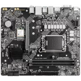 Материнская плата MSI PRO H610M-G WIFI Soc-1700 Intel H610 2xDDR5 mATX AC`97 8ch(7.1) GbLAN+VGA+HDMI+DP