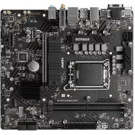 Материнская плата MSI B760M BOMBER WIFI Soc-1700 Intel B760 2xDDR5 mATX AC`97 8ch(7.1) 2.5Gg+VGA+HDMI+DP