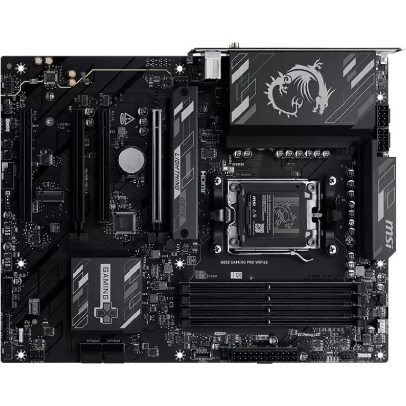 Материнская плата MSI B850 GAMING PRO WIFI6E Socket AM5 AMD B850 4xDDR5 ATX AC`97 8ch(7.1) 2.5Gg RAID+HDMI+DP