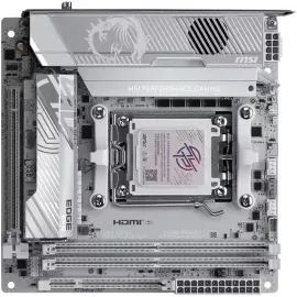 Материнская плата MSI MPG X870I EDGE TI EVO WIFI Socket AM5 AMD X870E 2xDDR5 mini-ITX AC`97 8ch(7.1) 5Gigabit RAID+HDMI