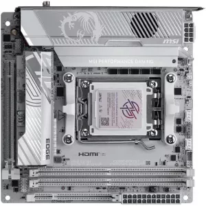  MSI MPG X870I EDGE TI EVO WIFI Socket AM5 AMD X870E 2xDDR5 miniITX AC97 8ch71 5Gigabit RAIDHDMI