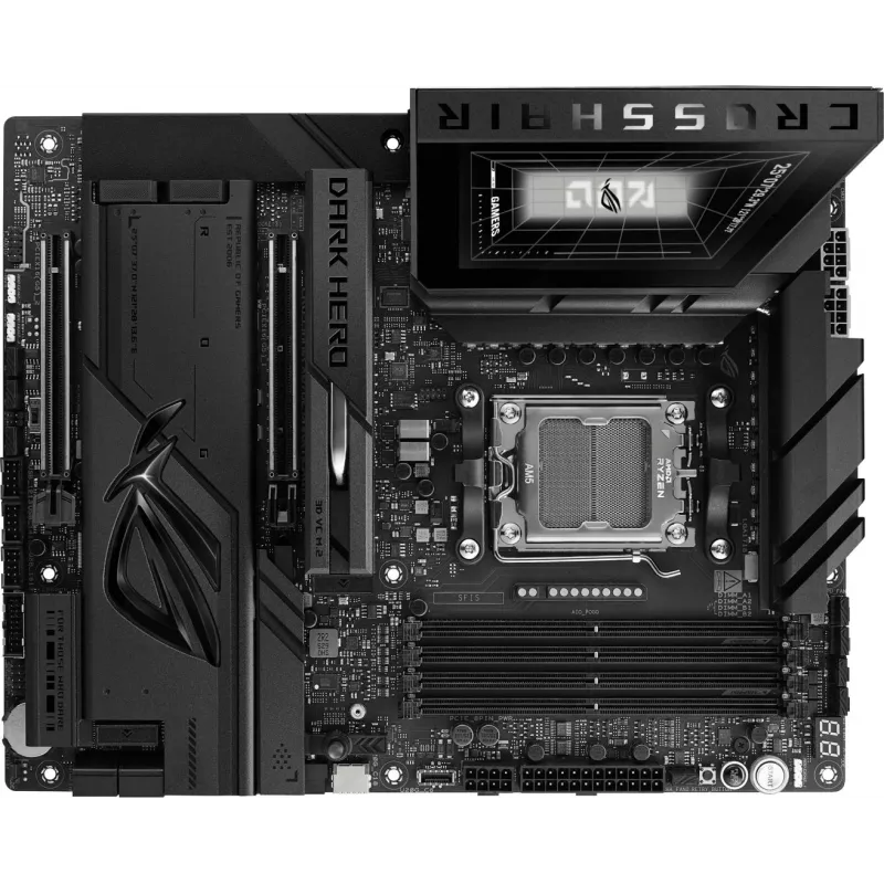 Материнская плата Asus ROG CROSSHAIR X870E DARK HERO Socket AM5 AMD X870E 4xDDR5 ATX AC`97 8ch(7.1) 1 x 10Gigabit + 1 x 5Gigabit RAID+HDMI