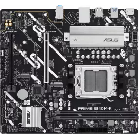 Материнская плата Asus PRIME B840M-K Socket AM5 AMD B840 2xDDR5 mATX AC`97 8ch(7.1) 2.5Gg RAID+HDMI