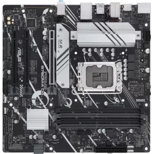  Asus PRIME B760MA D4CSM Soc1700 Intel B760 4xDDR4 mATX AC97 8ch71 25Gg RAIDHDMIDP