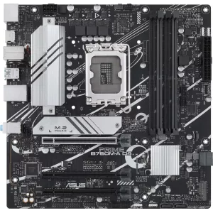  Asus PRIME B760MA D4CSM Soc1700 Intel B760 4xDDR4 mATX AC97 8ch71 25Gg RAIDHDMIDP
