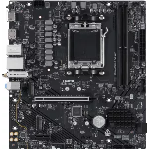  MSI PRO A620AMG EVO WIFI Socket AM5 AMD A620A 2xDDR5 mATX AC97 8ch71 25Gg RAIDVGAHDMIDP