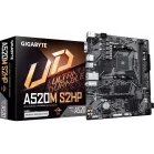 Материнская плата Gigabyte A520M S2HP Soc-AM4 AMD A520 2xDDR4 mATX AC`97 8ch(7.1) GbLAN RAID+VGA+HDMI+DP