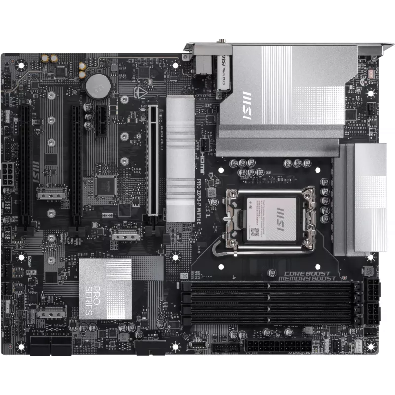 Материнская плата MSI PRO Z890-P WIFI6E Soc-1851 Intel Z890 4xDDR5 ATX AC`97 8ch(7.1) 5Gigabit RAID+HDMI+DP