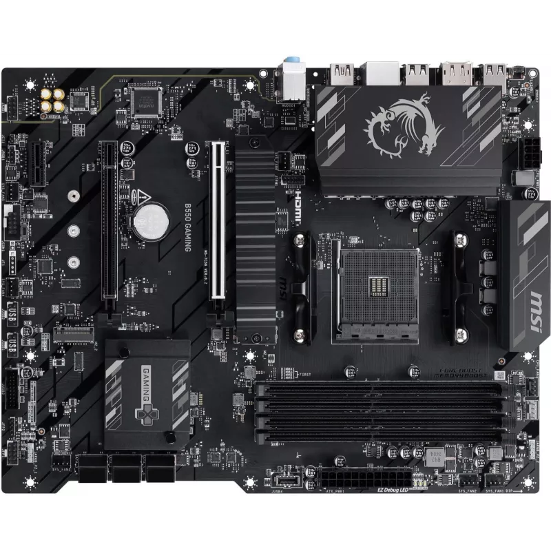 Материнская плата MSI B550 GAMING Soc-AM4 AMD B550 4xDDR4 ATX AC`97 8ch(7.1) GbLAN RAID+HDMI+DP
