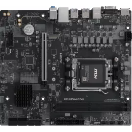 Материнская плата MSI PRO B850M-E EVO Socket AM5 AMD B850 2xDDR5 mATX AC`97 8ch(7.1) 2.5Gg RAID+VGA+HDMI