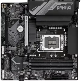 Материнская плата Gigabyte B760M GAMING X DDR4 GEN5 Soc-1700 Intel B760 4xDDR4 mATX AC`97 8ch(7.1) 2.5Gg RAID+HDMI+DP