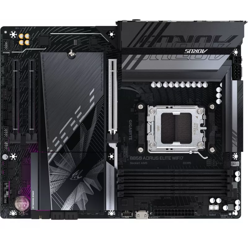 Материнская плата Gigabyte B850 AORUS ELITE WIFI7 Socket AM5 AMD B850 4xDDR5 ATX AC`97 8ch(7.1) 2.5Gg RAID+DP