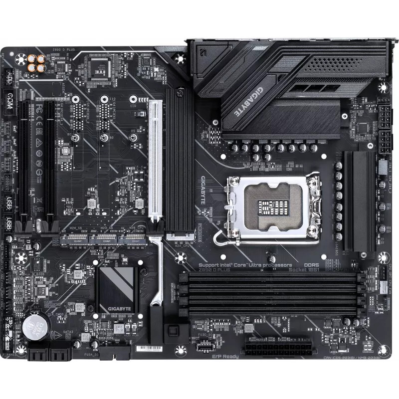 Материнская плата Gigabyte Z890 D PLUS Soc-1851 Intel Z890 4xDDR5 ATX AC`97 8ch(7.1) 2.5Gg RAID+DP