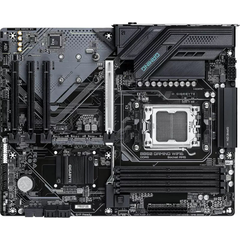 Материнская плата Gigabyte B850 GAMING WIFI6 Socket AM5 AMD B850 ATX AC`97 8ch(7.1) GbLAN RAID+HDMI+DP
