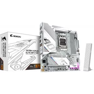  Gigabyte X870M AORUS ELITE WIFI7 ICE Socket AM5 AMD X870 4xDDR5 mATX AC97 8ch71 25Gg RAIDHDMI