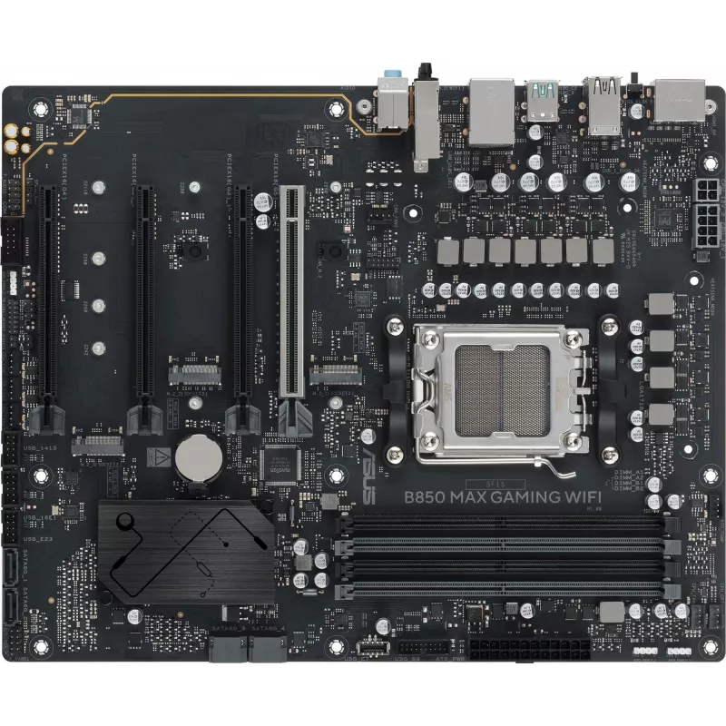 Материнская плата Asus B850 MAX GAMING WIFI Socket AM5 AMD B850 ATX AC`97 8ch(7.1) 2.5Gg RAID+HDMI+DP