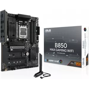  Asus B850 MAX GAMING WIFI Socket AM5 AMD B850 ATX AC97 8ch71 25Gg RAIDHDMIDP