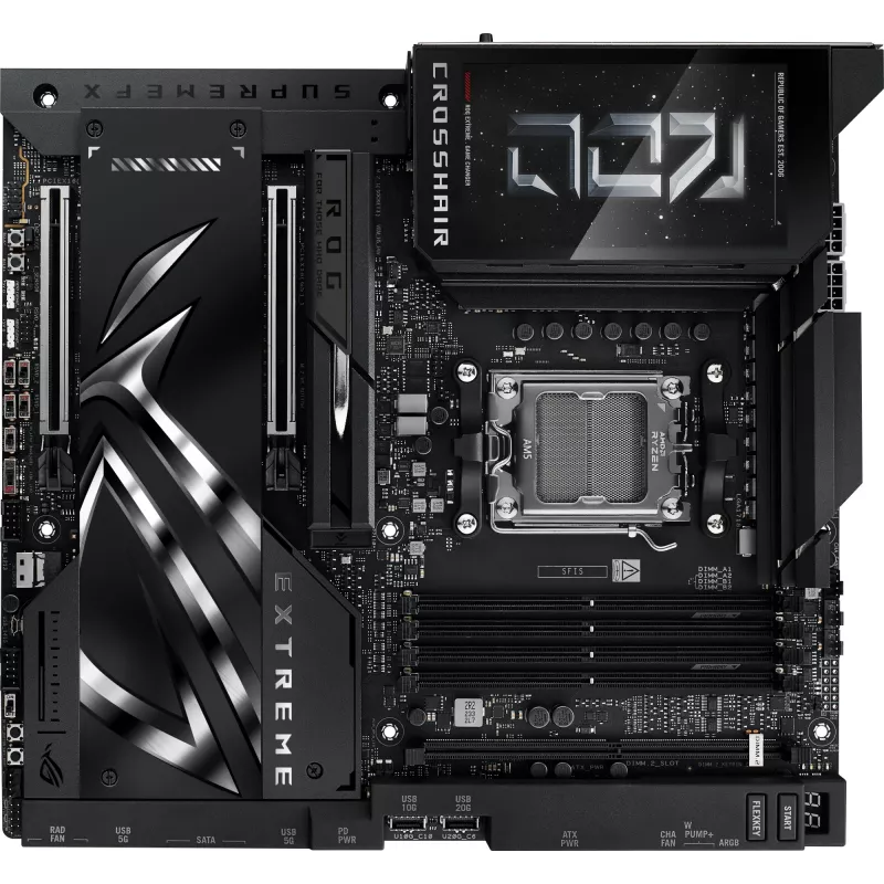 Материнская плата Asus ROG CROSSHAIR X870E EXTREME Socket AM5 AMD X870E 4xDDR5 ATX AC`97 8ch(7.1) 1 x 10Gigabit + 1 x 5Gigabit RAID+HDMI