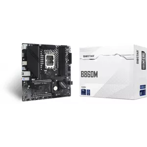  Biostar B860MTE PRO Soc1851 Intel B860 4xDDR5 mATX AC97 8ch71 25Gg RAIDHDMIDP