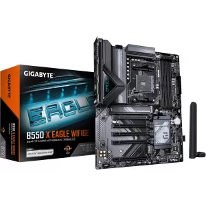  Gigabyte B550 X EAGLE WF6E SocAM4 AMD B550 4xDDR4 ATX AC97 8ch71 25Gg RAIDHDMI