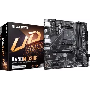  Gigabyte B450M D3HP SocAM4 AMD B450 4xDDR4 mATX AC97 8ch71 GbLAN RAIDHDMIDP