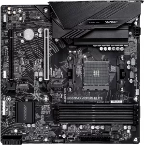  Gigabyte B550M X A ELITE SocAM4 AMD B550 4xDDR4 mATX AC97 8ch71 25Gg RAIDHDMIDP