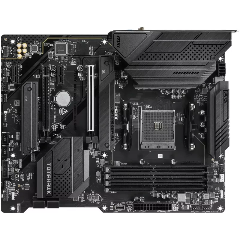 Материнская плата MSI MAG B550 TOMAHAWK WIFI Soc-AM4 AMD B550 4xDDR4 ATX AC`97 8ch(7.1) 2.5Gg RAID+HDMI+DP
