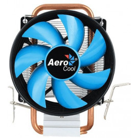 Устройство охлаждения(кулер) Aerocool Verkho 1-3P Soc-AM4/1151/1200 3-pin 28dB Al+Cu 100W 280gr Ret