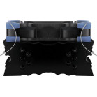 Устройство охлаждения(кулер) Aerocool Verkho 5 Dark Soc-AM5/AM4/1200/1700/1851 черный 4-pin 15-27dB Al+Cu 150W 741gr Ret