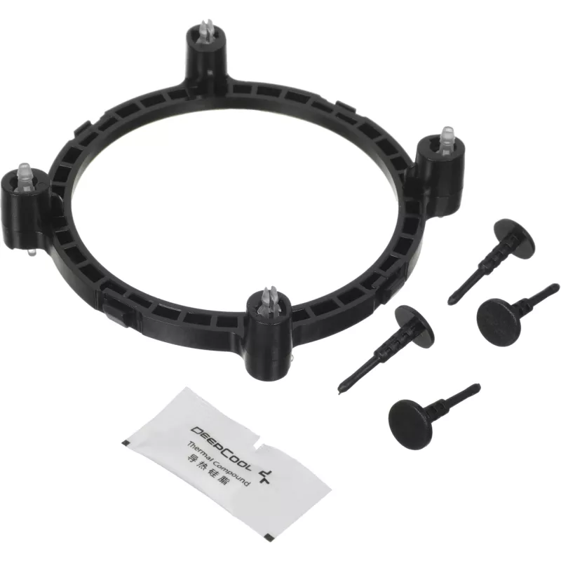 Устройство охлаждения(кулер) Deepcool Gamma Hunter Soc-AM5/AM4/1151/1200 черный 3-pin 21dB Al 95W 252gr Ret (DP-MCAL-HT)