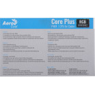 Устройство охлаждения(кулер) Aerocool Core Plus ARGB Soc-AM5/AM4/1200/1700/1851 черный/белый 4-pin 15-25dB Al 110W 305gr Ret (CORE PLUS ARGB PWM 4P)