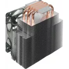 Устройство охлаждения(кулер) Deepcool Gammaxx 400 Blue Basic одноцветная Soc-AM5/AM4/1200/1700/1851 черный 4-pin 18-30dB Al+Cu 130W 640gr Ret (DP-MCH4-GMX400P-BL)