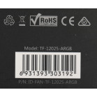 Вентилятор ID-Cooling TF-12025-ARGB 120x120mm черный/белый 4-pin 14-31dB 150gr Ret