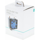 Устройство охлаждения(кулер) Deepcool Ice Blade 100 PWM Soc-AM5/AM4/1151/1200/1700 черный/синий 4-pin 15-29dB Al+Cu 100W 309gr Ret